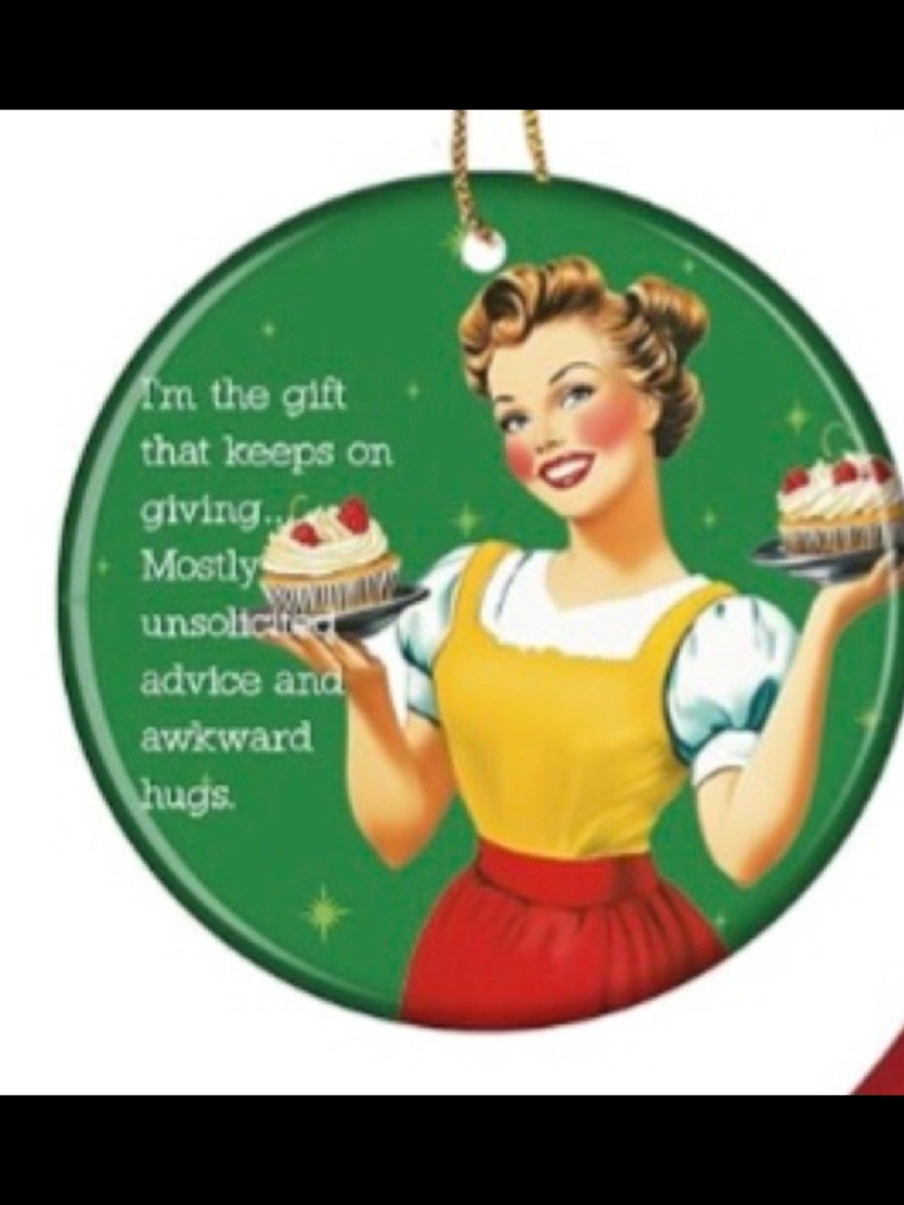 8 Vintage Holiday Retro Pin-Up Girls Ornaments - Picture 2 of 6